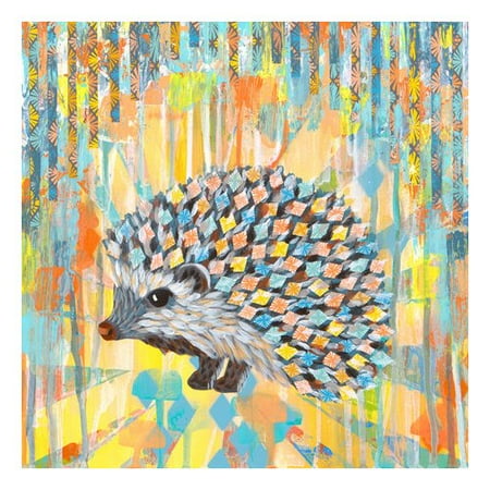 Wheatpaste Art Collective 'Helix Showing off His New Look' by Josephine Kimberling Framed Painting Print on Canvas