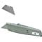 Plastic Retractable Utility Knife - Retractable Utility Knife 3 Position Locking Blade with 2 Free North Replacement Utility Blades Box Cutter-Ideal For cardboard,Plastic,carpet,Rope,Drywall,Leather, (Retractable Utility Knife 6