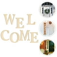 thumbnail image 6 of YSNOOWE Beige English Welcome Letters Lovers Party present 7Pcs 7.86X6.72X0.16in, 6 of 6