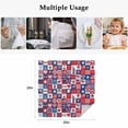 thumbnail image 5 of 4th of July Cloth Napkins, Red White and Blue Plaid Patriotic Memorial Day Washable and Reusable Dinner Napkins Set of 6, Table Napkin for Kitchen Party Birthday Wedding Hotel Housewarming 20"x20", 5 of 9