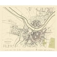 thumbnail image 2 of Chapman 31x26 Black Ornate Wood Framed with Double Matting Museum Art Print Titled - Dresden Germany - Chapman 1833, 2 of 4