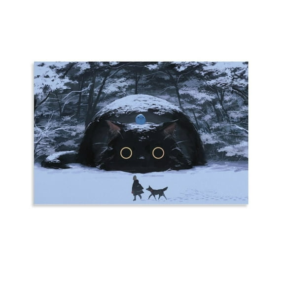 MonoKubo Japanese Illustrator Painting Canvas Art Poster and Wall Art Picture Print Modern Family bedroom Decor Posters 20x30inch(50x75cm)