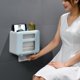 thumbnail image 5 of RKSTN tissue box Wall-Mounted Layer Tissue Box For Home Decor - Modern Sturdy Plastic Tissue Container - For Bathroom Kitchen And Office, 5 of 9