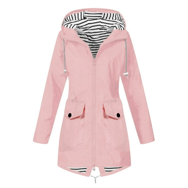 Yievot Rain Coats for Women Waterproof with Hood Rain Jackets