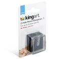 thumbnail image 4 of (3 pack) KINGART 2-Hole Pencil Sharpener, Durable Plastic Manual Sharpener for School & Art, 4 of 9