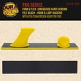 thumbnail image 2 of Dura-Gold Pro Series Firm & Flex Longboard Hand Sanding File Block, Hook & Loop Backing & PSA Adapter Pad - Use Continuous Rolls or Sandpaper Sander Sheets - Flexible Sand Contoured Surface, 2 of 4