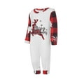 thumbnail image 2 of ITFABS Family Matching Pajamas Set, O-Neck Long Sleeve Tops+ Pyjama Trousers, 2 of 9