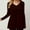 Wine, variant on Womens Long Sleeve Shirts V Neck Loose Fit Tunic Tops Babydoll Top Flowy Dressy Casual Blouse Pleated T-Shirt Loose and Sued Folded Loose V Neck T Shirt Fashion Top A L