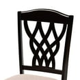 thumbnail image 6 of Bowery Hill Upholstered and Brown Finished Wood 2-Piece Dining Chair Set, 6 of 7