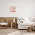 thumbnail image 2 of Stupell Industries Funny Fall F-Word Phrase Holiday Painting Gallery Wrapped Canvas Print Wall Art, 24 x 24, 2 of 7
