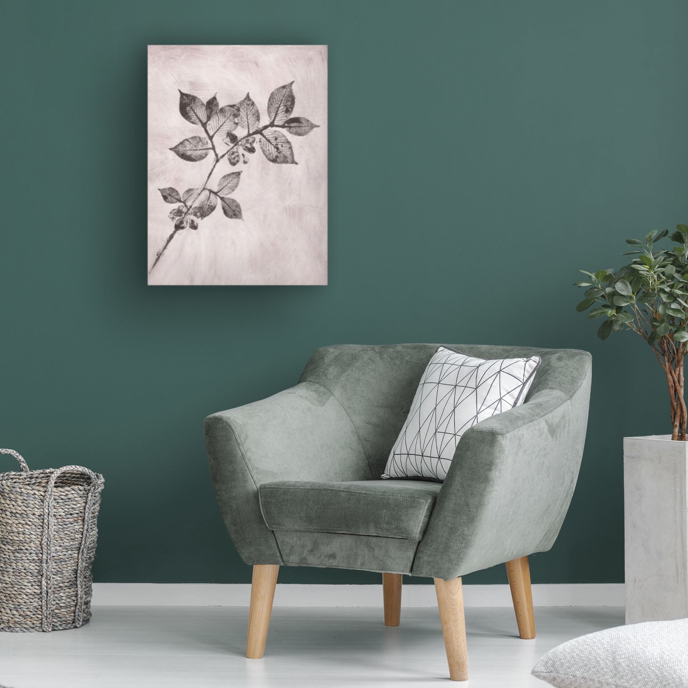 Canvas Wall Art - Pernille Folcarelli 'Elm 1 Brown' Wall Art for Living Room, Bedroom, or Office Décor by Trademark Fine Art - 14 x 19 Inches