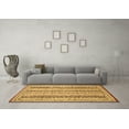thumbnail image 3 of Ahgly Company Indoor Rectangle Abstract Brown Modern Area Rugs, 4' x 6', 3 of 4