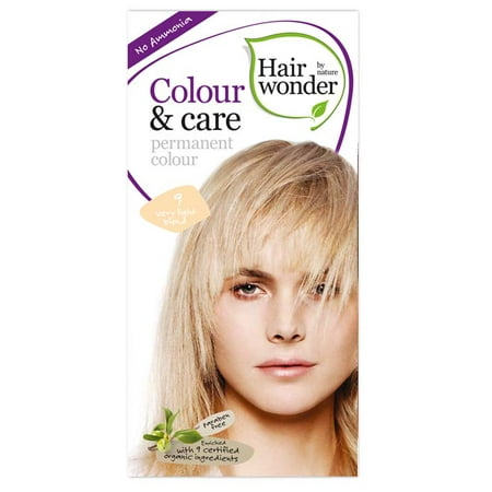 Hair Wonder Color & Care Very Light Blond 9 (Best Hair Care For Blondes)