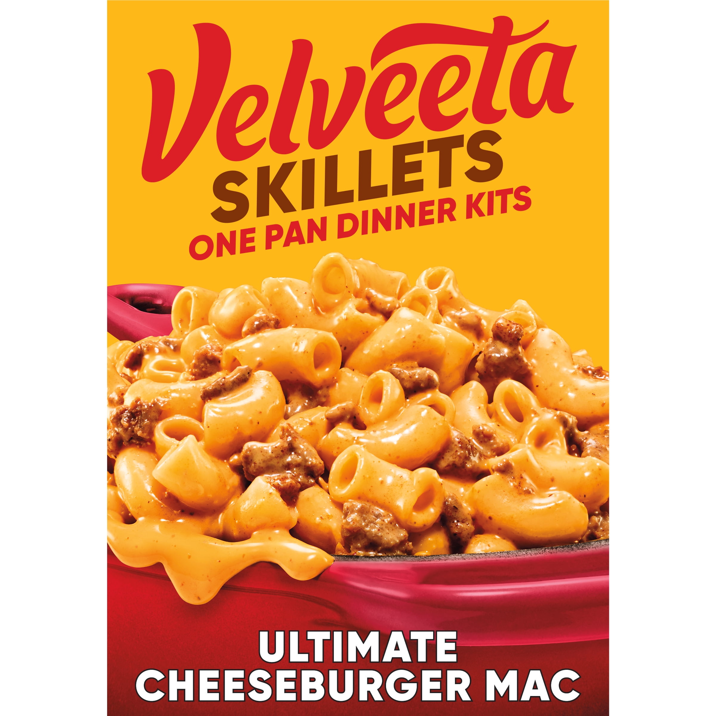 Velveeta Ultimate Cheeseburger Macaroni and Cheese Dinner Kit, 12.8 oz