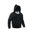 thumbnail image 2 of Rothco 6341 Men Thermal Lined Full-Zip Hoodie, Black - Small, 2 of 4