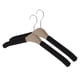 thumbnail image 1 of Percha de ropa de madera con gancho en círculo de 2 piezas Unique Bargains color negro, 1 of 5