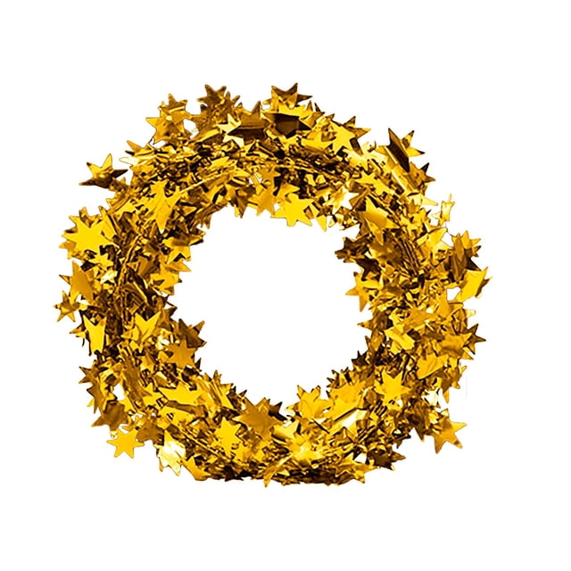 7,5 M Decoraciones Navideñas Decoraciones Para Árboles De Navidad Navidad Estrella De Alambre De Navidad Ratán Multicolor