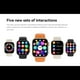 thumbnail image 3 of Smart Watch Reloj Inteligente S8 Max Fralugio Full Touch Hd  Naranja Fralugio Lujo, 3 of 8