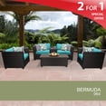 thumbnail image 2 of Bermuda 6 Piece Outdoor Wicker Patio Furniture Set 06d, 2 of 7