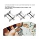 thumbnail image 5 of Soporte de movimiento de reloj de metal Yuxing con base fija plata, 5 of 5