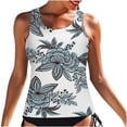 thumbnail image 2 of TIMIFIS Womens Blouson Tankini Top No Bottom Loose Fit Swim Top Modest Tank Top, 2 of 7