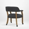 thumbnail image 4 of Chaise de Jeu à Roulettes en Bois et Tissu Gris Charbon Millstone, Fini Pacane, 4 of 8