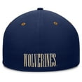 thumbnail image 4 of Men's Fanatics Navy/Brown Michigan Wolverines NoBo Fitted Hat, 4 of 4