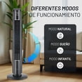 thumbnail image 4 of VENTILADOR DE TORRE CON FUNCIONES DIGITALES 3 VELOCIDADES INCLINACIÓN DE 7° Y FUNCIÓN WIFI, 4 of 7