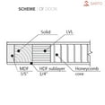 thumbnail image 6 of Double Barn Sliding Grey Doors 72 x 80 with 13FT Rails, 6 of 6