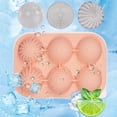 thumbnail image 3 of Silicone Molds 6 Cavity Ice Molds With Flower Round Shapes Release Reusable Ice Cream For Homemade Popsicles, 3 of 5