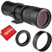 Opteka 420-800mm f/8.3 Telephoto Zoom Lens for Canon EOS EF-M M200, M100, M50, M6, M5, M3 and M2 Mirrorless SLR Cameras