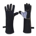 thumbnail image 1 of Guantes de soldadura resistentes, resistentes al calor y al fuego con costuras de Kevlar, guantes de trabajo para chimenea, estufa, horno, parrilla, soldadura, agarradera, jardinería Rojo Verde Cocina, Decoración y Otros, 1 of 5