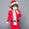 thumbnail image 4 of SILVERCELL Little Boys Girls Christmas Pajamas Toddler Long Sleeve Sleepwear Clothes Set Kids Pjs 2-7 Years, 4 of 5
