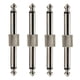 thumbnail image 2 of Paquete de 4 Conectores de Pedal de de Guitarra Acopladores de 1/4 Pulgadas Tipo, 2 of 6
