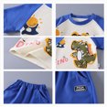 thumbnail image 5 of Teen Boy Clothes Baby Kids Spring Summer Cotton Elastic Printed Sleeveless Beach 12 18 24 Month 3T 4T 5T Clothing Set T-Shirts Waist Shorts 2Pcs Outfits 2-Piece, 5 of 5