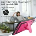 thumbnail image 4 of Mignova for Alcatel Joy Tab 2 Case,Shock-Resistant Drop-Proof and Shock-Resistant Rugged case(with Stand), for Alcatel Joy Tab 2/TCL Tab 8 Inch+Tempered Glass Screen Protector (Pink, 2 Pack), 4 of 6