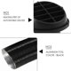 thumbnail image 5 of 60mm Car Heater Pipe Duct T Piece Warm Air Outlet Vent Hose Clips Set For Parking Heater Eberspache, 5 of 5