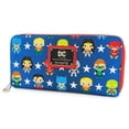 thumbnail image 2 of Justice League 110859 Justice League Chibi Zip Around Wallet, 2 of 3