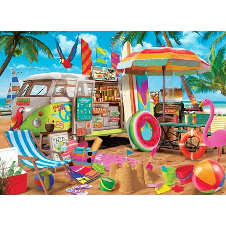 Beach Camper Jigsaw Puzzle 1000 Piece by Vermont Christmas Company