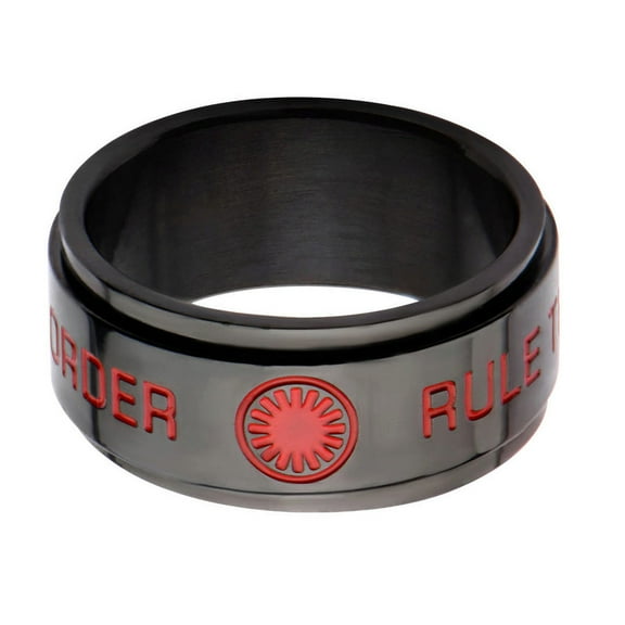 Star Wars VII: The Force Awakens First Order Spinner Stainless Steel Ring | 12