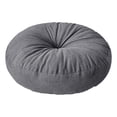 thumbnail image 2 of Corduroy Round Floor Cushion, Soft Solid Color Non Slip Pouf Pad, Pressure Relief Thick Support Seat Mat, Pilling Resistant Easy Clean Design for Living Room Bedroom Yoga Meditation Ki*ds Room Use, 2 of 6