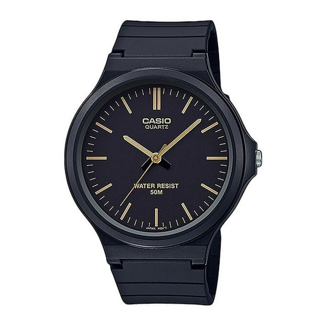 Casio Standard Analog Resin Strap Black Dial Quartz MW-240-1E2V Men's Watch