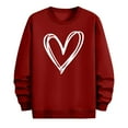 thumbnail image 6 of Timegard Valentines Sweatshirts for Men Print Loose Lightweight Long Sleeve Crewneck Pullover Tops S-3xl, 6 of 6