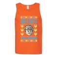 thumbnail image 2 of Wild Bobby, Have a Pretty Pretty Pretty Good Hanukkah Curb Larry, Hanukkah, Men Graphic Tank Top, Orange, Small, 2 of 4