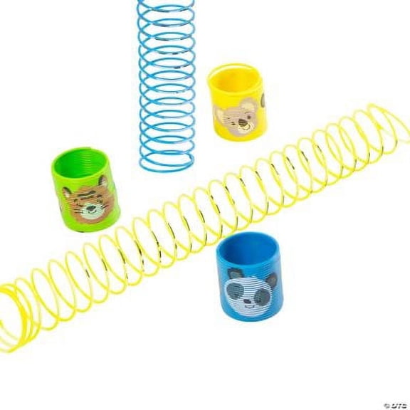 Mini Zoo Animal Magic Springs, Birthday, Toys, 12 Pieces