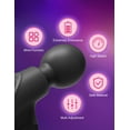 thumbnail image 4 of XBONP Mini Masseur Personnel à Tige, Rechargeable, Noir, 4 of 9
