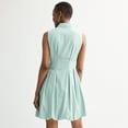 thumbnail image 2 of Women's Nine West Bubble Hem Shirt Dress Color: Hanover Blue Size: MEDIUM, 2 of 4