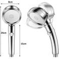 thumbnail image 3 of Hand Shower Pressure Water Saving Shower Head Shower Head Hand Shower 3x Jet Functions Shower Head, 3 of 4