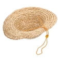 thumbnail image 3 of Sombrero de paja para niños, ideal para playa, con protección solar, para niñas y niños, disfraz de granjero, ala ancha, tejido para verano y exteriores, 3 of 8