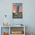 thumbnail image 4 of Inspirational Décor Leaning Tower of Pisa Motivational Poster Stand Strong Even When Life Tilts Wall Art for Office Classroom Library Meditation Canvas Poster, 4 of 8